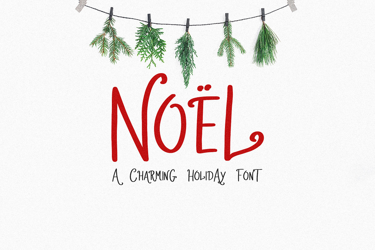 Noel | A Charming Holiday Font in Sans-Serif Fonts - product preview 8