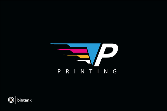 Fast Printing - P Letter Logo in Logo Templates - product preview 1