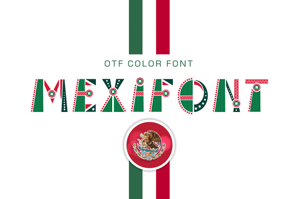 OTF color font “Mexifont”