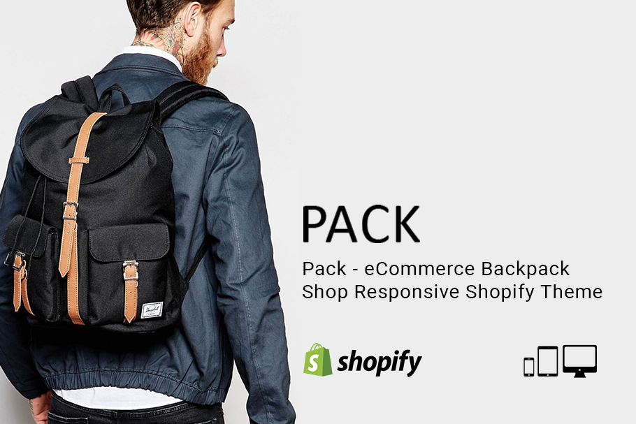 Pack – Backpack shop Shopify Theme