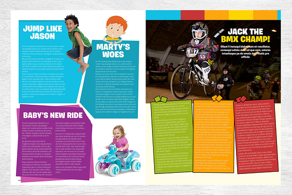 Kids Magazine Template in Magazine Templates - product preview 3