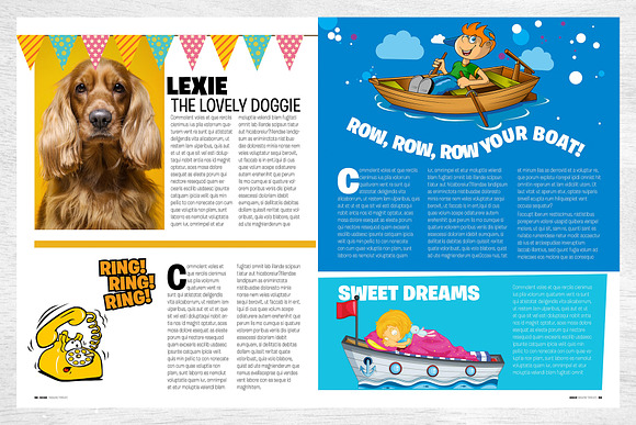 Kids Magazine Template in Magazine Templates - product preview 16
