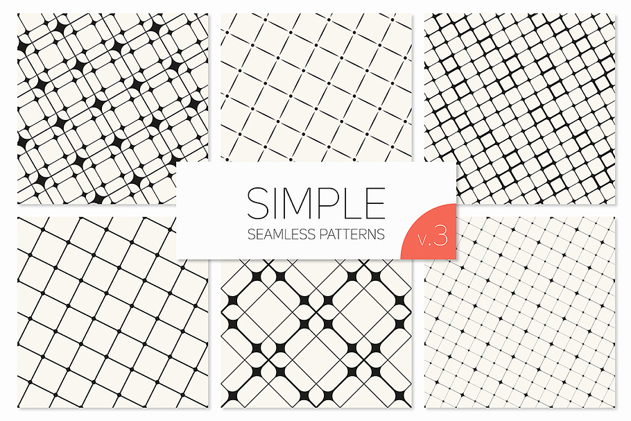 Simple Seamless Patterns. Set 3 in Patterns - product preview 8