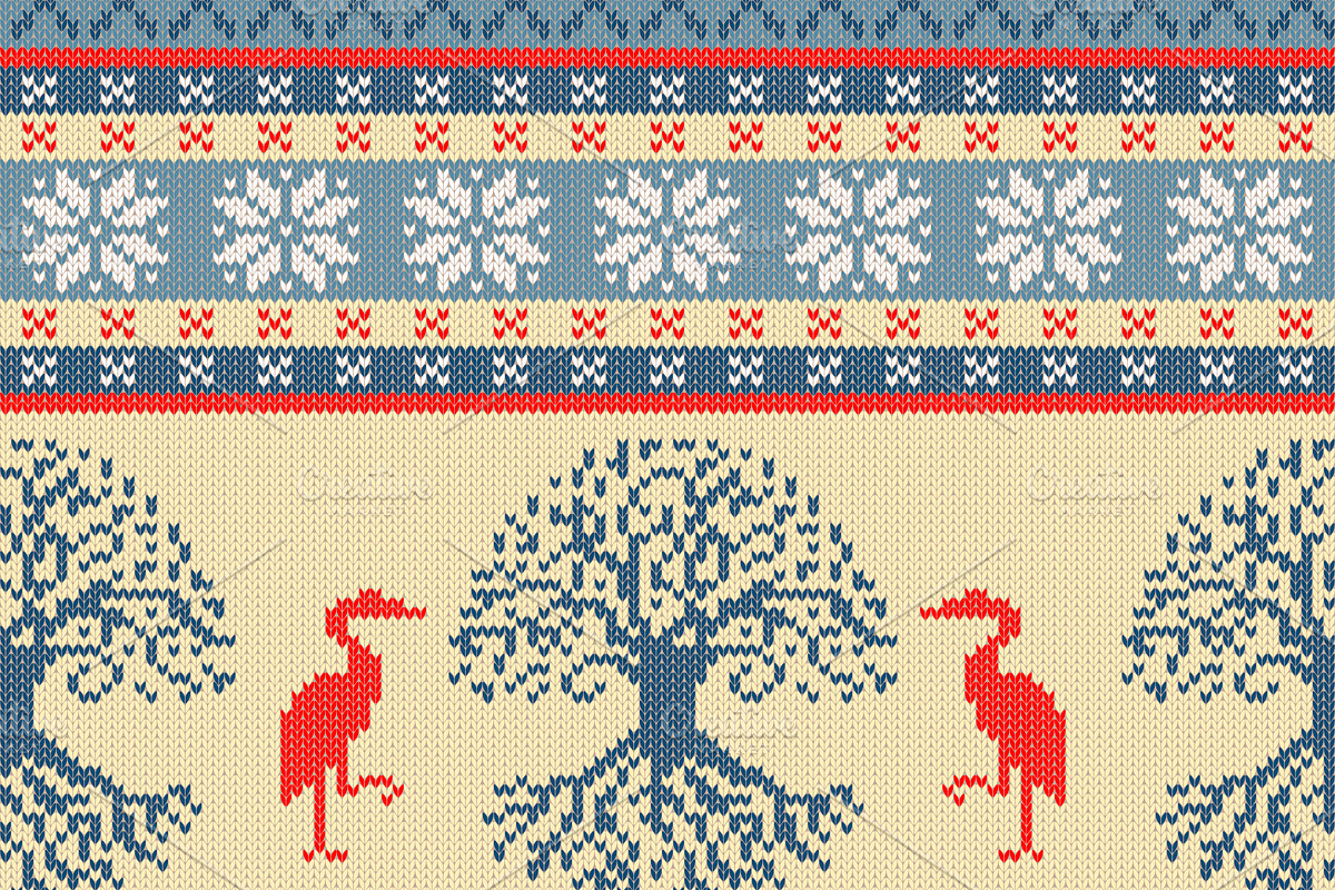 Knitt Celtic Tree of Life and Crane in Patterns - product preview 8