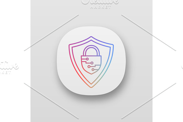 Cybersecurity app icon