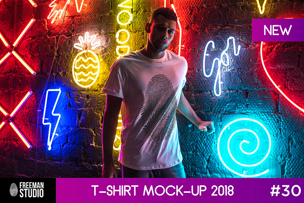 T-Shirt Mock-Up 2018 #30