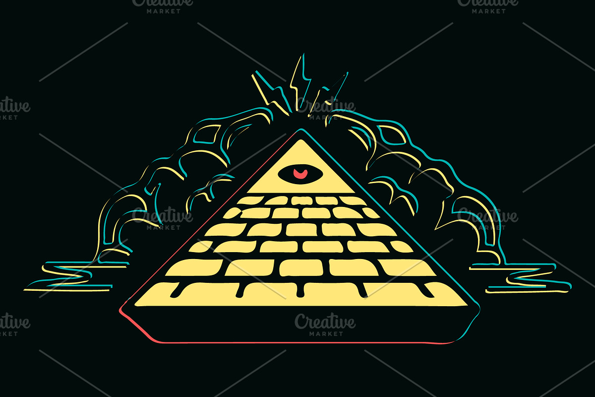 Eye of Providence Masonic symbol in Illustrations - product preview 8