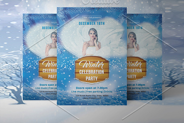 Winter Party Flyer V905