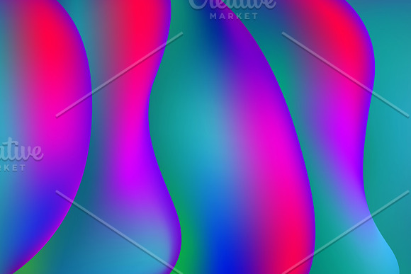 gradient Liquid color background  in Graphics - product preview 4