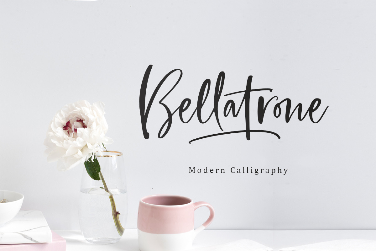 Bellatrone - Modern Script in Script Fonts - product preview 8