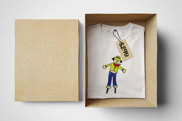 Scarecrow T Shirt Design Arts in Illustrations - product preview 1