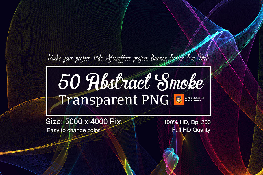 50 Abstract Smoke Transparent PNG in Objects - product preview 8