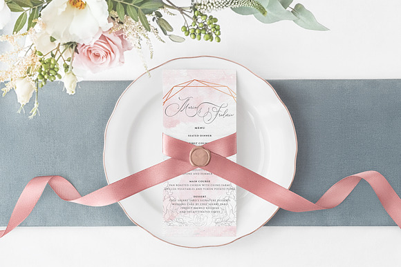Wedding Invitation Full Set. PSD in Wedding Templates - product preview 4