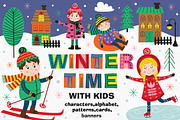 winter time with kids