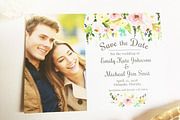 Flower Save the Date