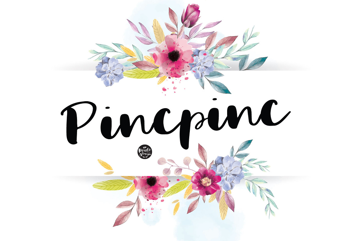 Pincpinc | Handwritten Font in Script Fonts - product preview 8