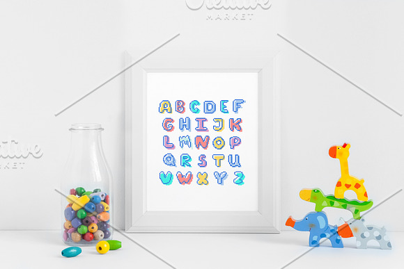 PRETTY WEIRDO pixel display font  in Pretty Fonts - product preview 8