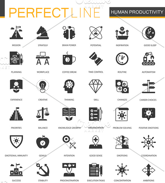 180 black classic icons in Safety Icons - product preview 2