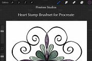 Procreate Heart Stamps .brushset