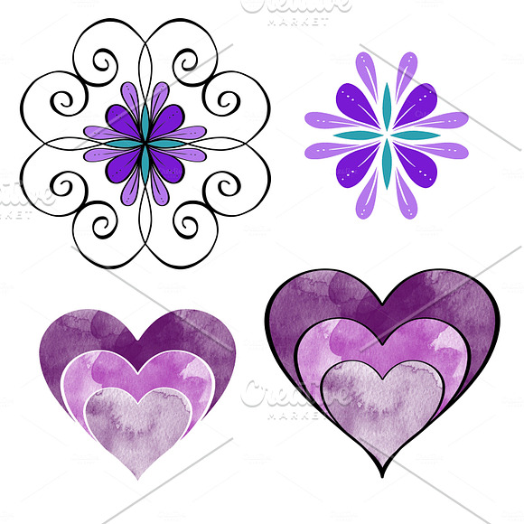 Procreate Heart Stamps .brushset in Add-Ons - product preview 6