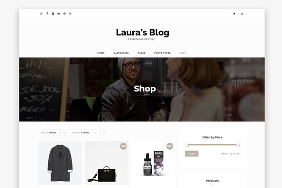 Laura Wordpress Blog Theme in WordPress Blog Themes - product preview 4