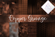 Copper Grunge Digital Paper