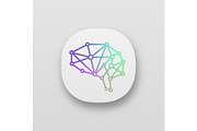 Artificial intelligence app icon