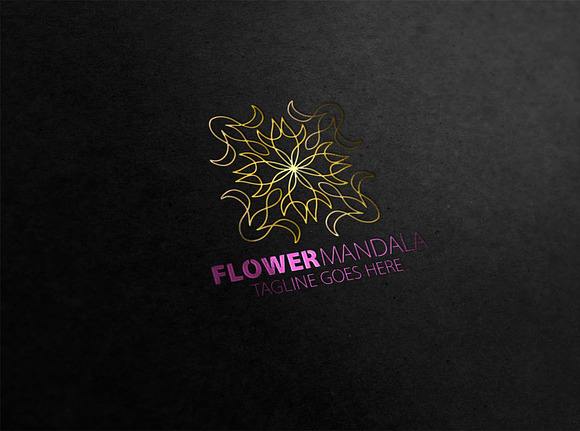 Flower Mandala Logo in Logo Templates - product preview 2