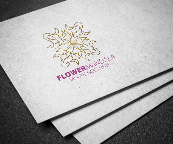 Flower Mandala Logo in Logo Templates - product preview 4