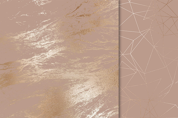 Rose Gold, Bronze and Marble Texture in Textures - product preview 3