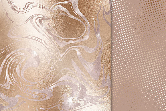 Rose Gold, Bronze and Marble Texture in Textures - product preview 4