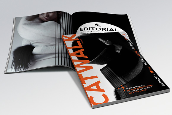 Catwalk Magazine Template in Magazine Templates - product preview 5