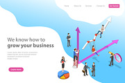 Landing page for business growth