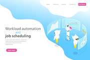 Landing page for workload automation