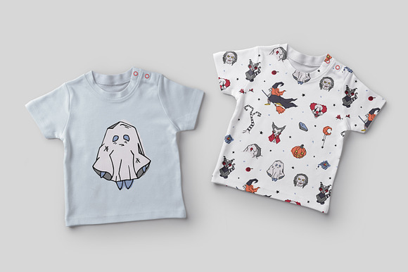 Halloween bundle and seamless in Illustrations - product preview 5
