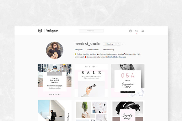 Hazel Instagram Pack in Instagram Templates - product preview 2