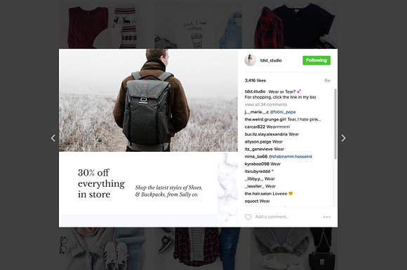 Hazel Instagram Pack in Instagram Templates - product preview 11