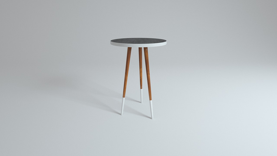 Design Side Table Mina in 3D - product preview 3