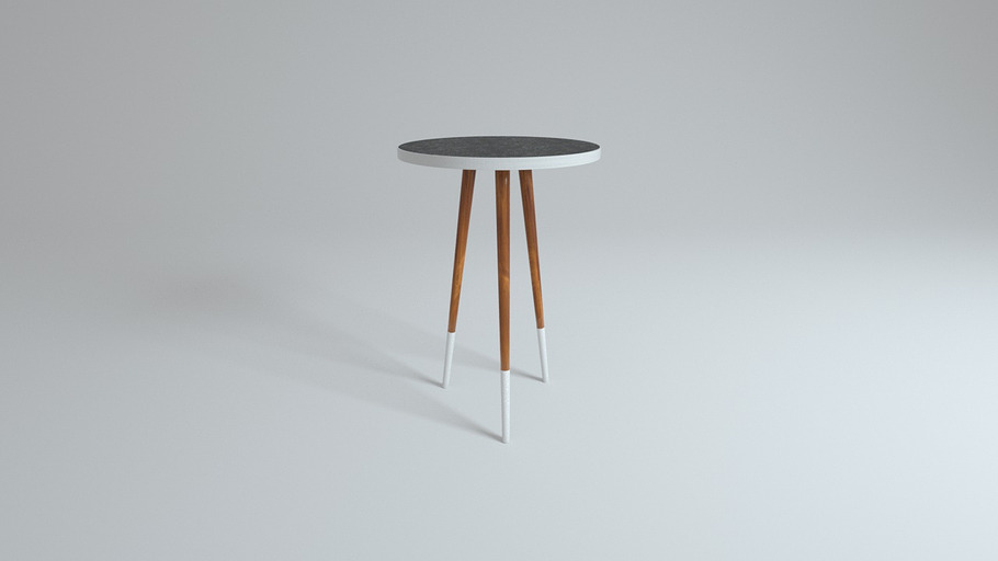 Design Side Table Mina in 3D - product preview 17