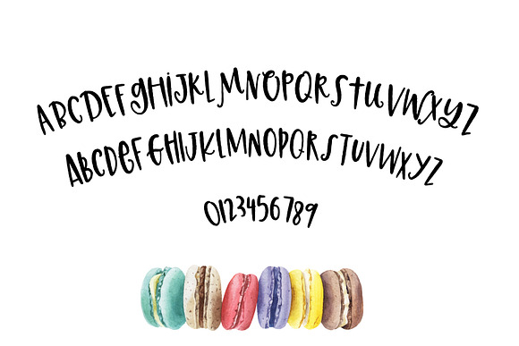 Mimosa Macaroon in Chalkboard Fonts - product preview 1