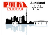 Auckland Vector Skyline Auckland SVG