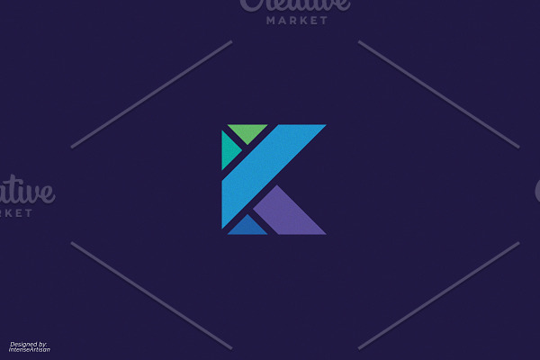 Abstract K Letter Logo
