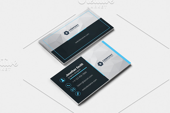 Creative Business Card Template in Business Card Templates - product preview 4