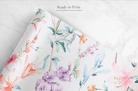 Meadow, Watercolor Prints & More! in Illustrations - product preview 5