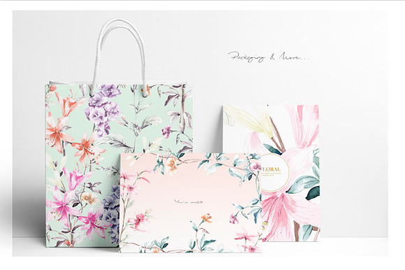 Meadow, Watercolor Prints & More! in Illustrations - product preview 6