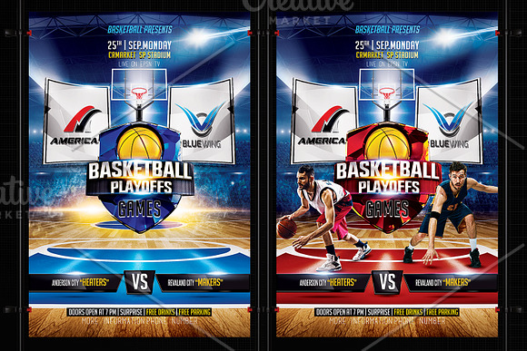Basketball Flyer in Flyer Templates - product preview 1