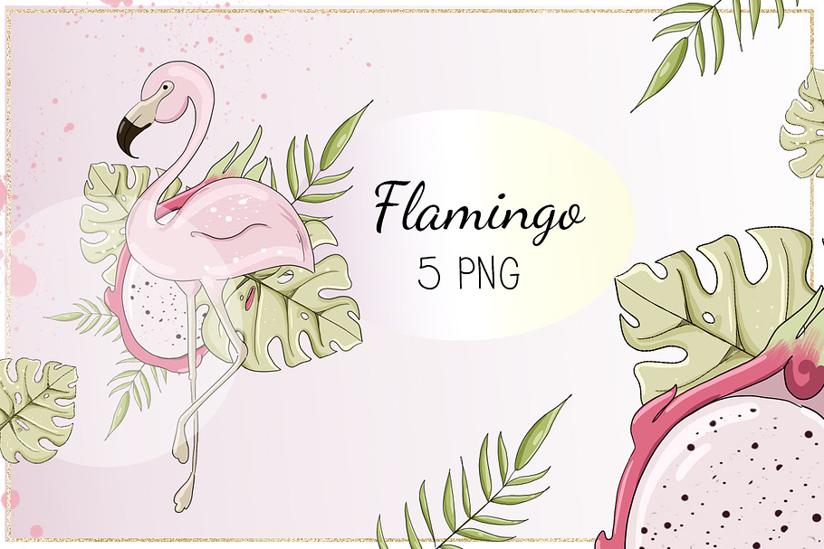 Flamingo illustrations  in Illustrations - product preview 8
