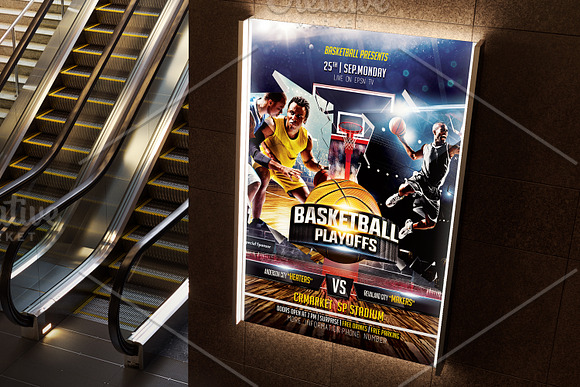 Basketball Madness Flyer in Flyer Templates - product preview 2