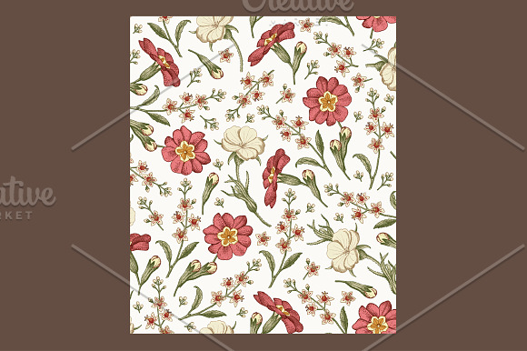 Wedding Flowers Primrose Card Frame in Illustrations - product preview 3