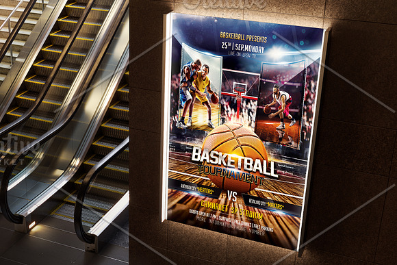 Basketball Flyer Template in Flyer Templates - product preview 2